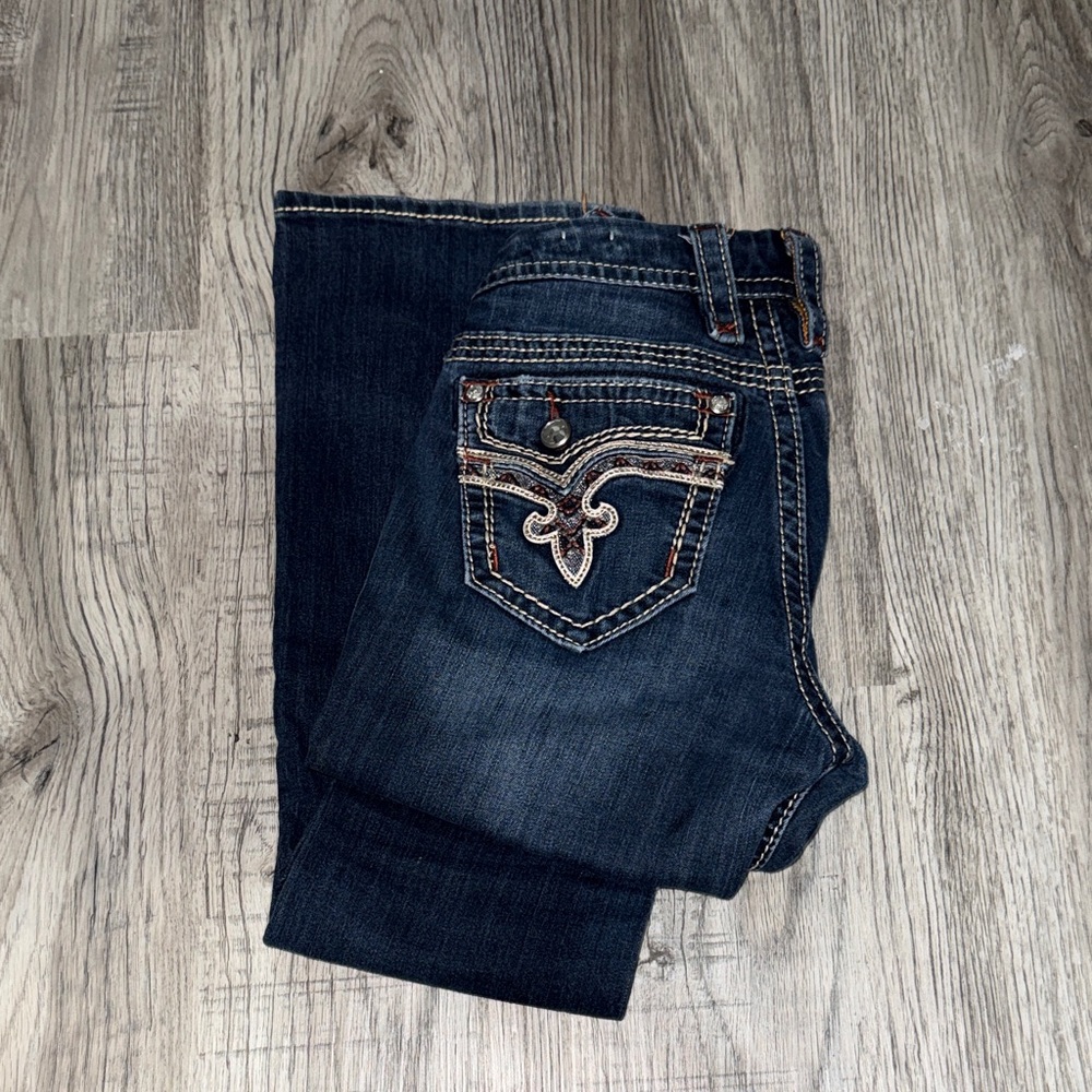 Rock Revival Dark Blue Boot Cut Jeans